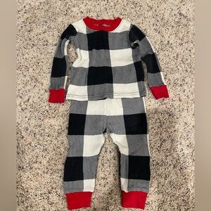 The Children’s Place Thermal Buffalo Check Matching Family Pajamas 3-6m